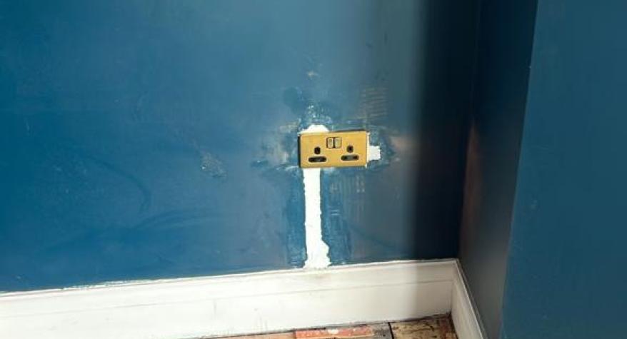 New sockets installed by Bowen Electrical in Cardiff